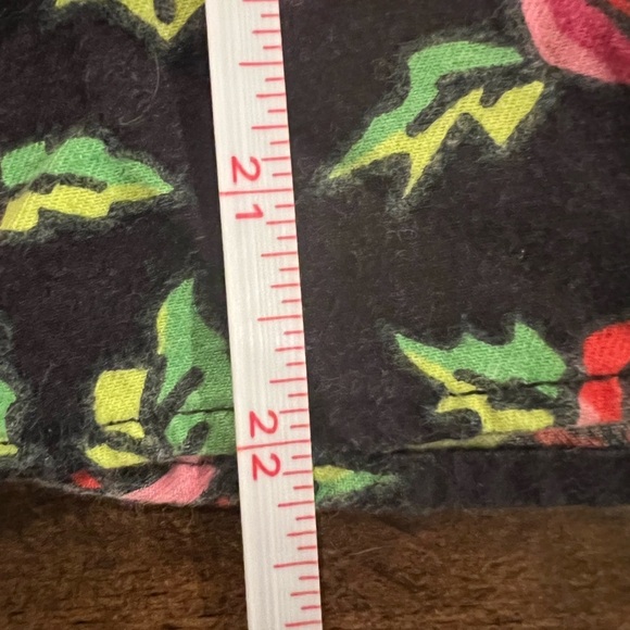 Betsy Johnson Intimates pajamas set, roses, drawstring pant, size small, GUC - Picture 8 of 11